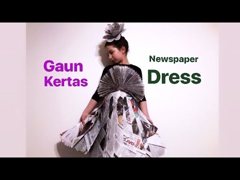 Платье из газет своими руками инструкция