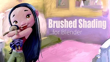 Brushed Shading for Blender: Add-On for Stylized NPR Renders and Painterly Toon Shaders