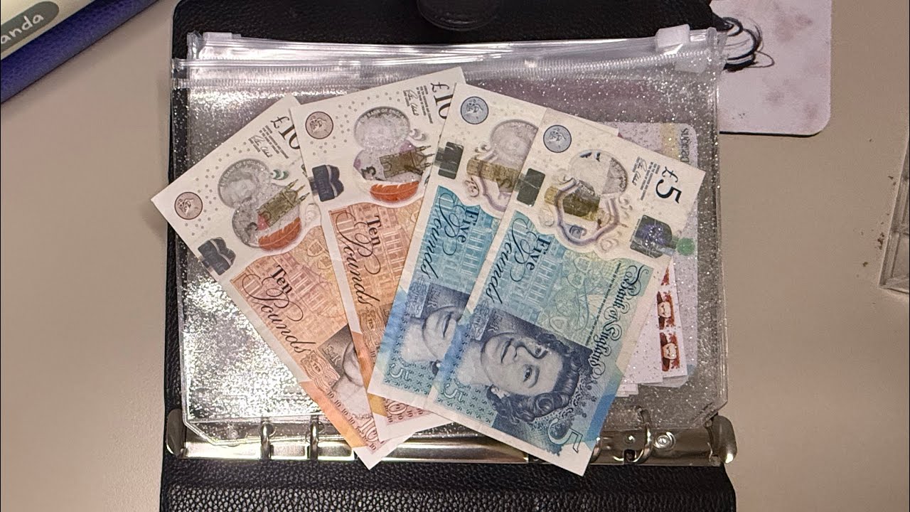 It’s mini time! Feb week 1 minis, UK cash stuffing low income £25