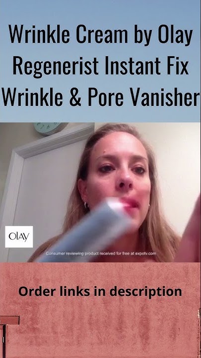 Oil of olay wrinkle and pore vanisher