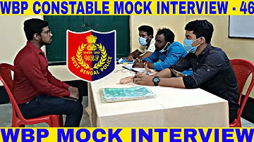 wbp mock interview -46 || wbp constable & lady constable MOCK INTERVIEW 2022 || by abhijit sir ||