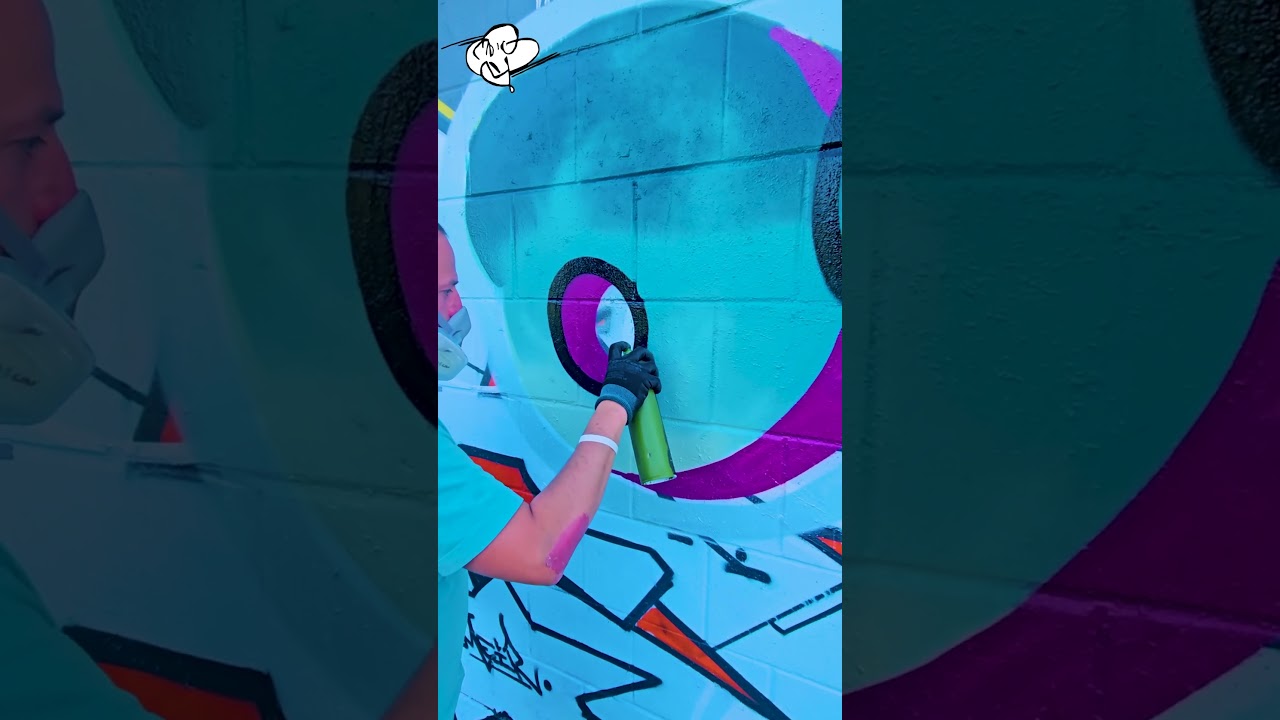 Scharfe Outlines f&uuml;r Klare Pices #graffiti #mural #streetart #handwerk #graffitiart #spraypaint