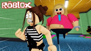 PSİKOPAT BARRY'NİN KARISINDAN KAÇIŞ!!Roblox Princess Sofia Barry's Prison School Run!