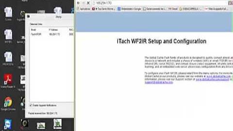 Configuração Básica Itach Wifi