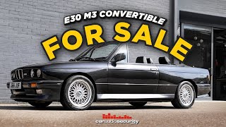 Farewell To Our Bmw E30 M3 Convertible Barn Find Car Audio Security