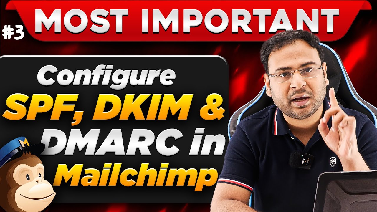 How to Configure SPF, DKIM & DMARC ? | Email Marketing | #3 (video lesson)