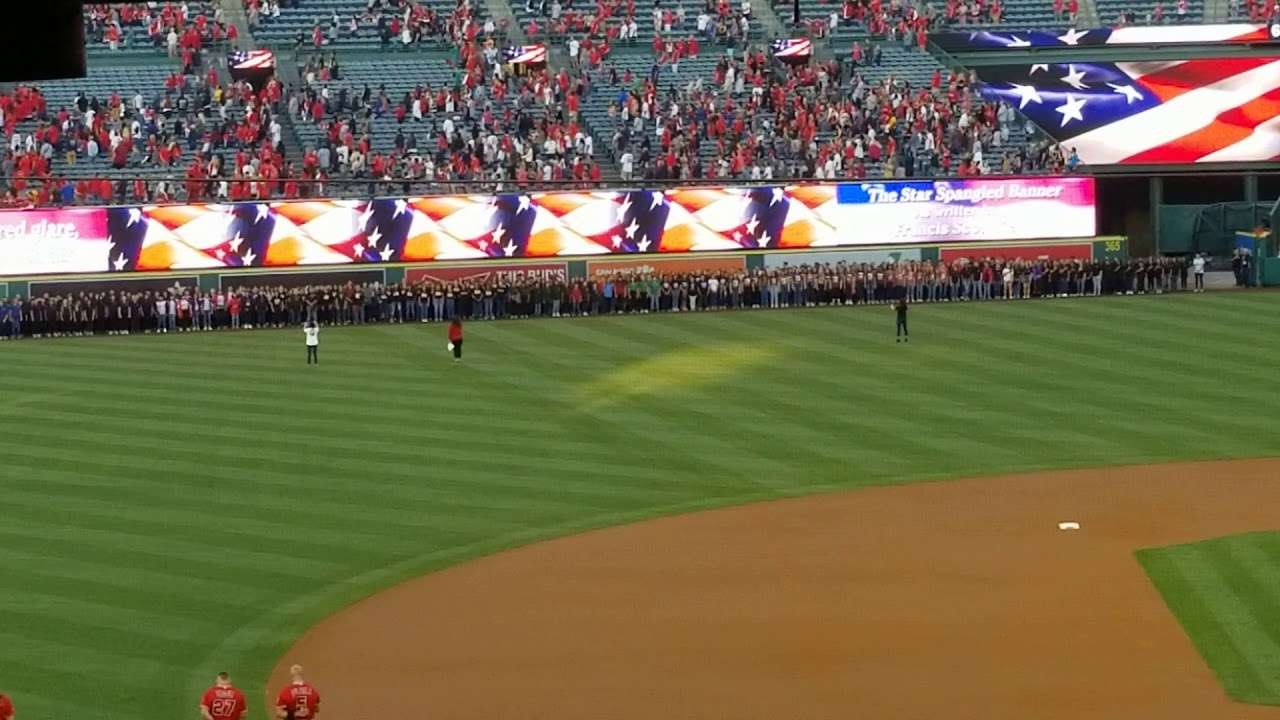 National Anthem at Angels Stadium