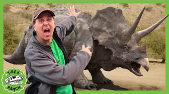 The Sinister Siblings Cause Dino Trouble! | T-Rex Ranch Adventure | Live Action