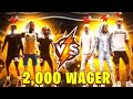 POORBOYSIN CHALLENGED ME & TYCENO TO A $2000 WAGER! MOST INTENSE WAGER OF NBA 2K20!