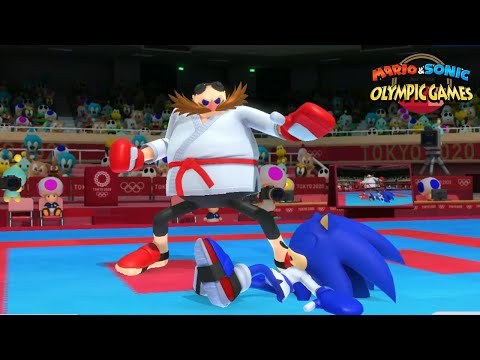 Mario Sonic At The Olympic Games Tokyo 2020 Karate Mario Sonic Bowser Jr Vector Blaze Gameplay