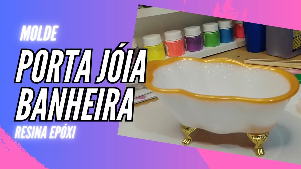 VIDEO MOLDE BANHEIRA PASSO A PASSO - RESINA EPÓXI