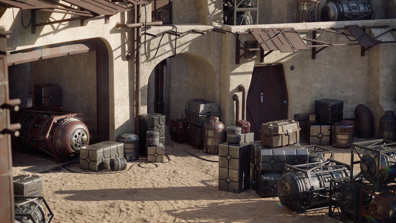 Star Wars Cargo Crates and Barrels - YouTube