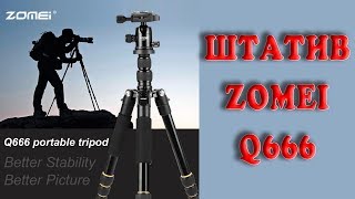 Посылка с AliExpress: Штатив Zomei Q666