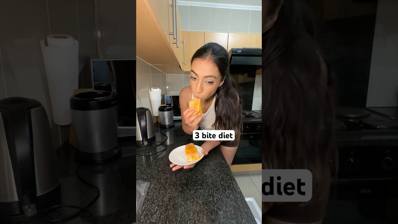 Trying the 3 bite diet👀 