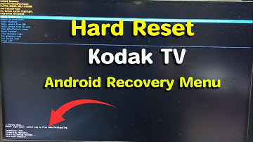 How to Hard Reset Kodak TV via Android Recovery Menu | Google TV Android TV OS