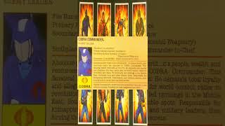 Super7 G.i. Joe Reaction Filecard - COBRA COMMANDER #gijoetoys