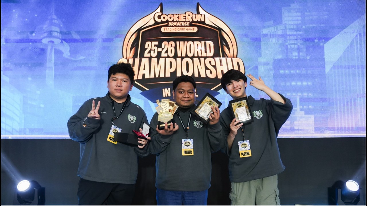 【海外限定】cookierun world champion ship 限定MD CookieRun: Braverse TCG 25–26 World Championship] Champion Award