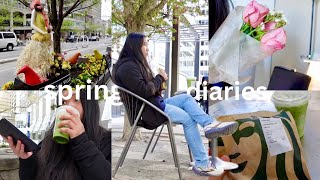 soft spring days 🌷🌸 solo date, art exhibit, cooking & learning to enjoy being alone screenshot 5