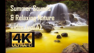 4K New 2022 Summer Sounds & Relaxing Nature Video - Sleep/ Relax/ Study/ Meditate - Ultra HD vol. 6