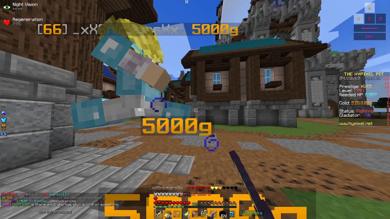 destroying hopper that has a trash client - The Hypixel Pit