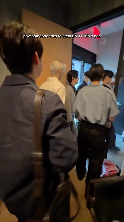 someone tries to steal ENHYPEN’s bag: #enhypen #enhypenmembers #kpop