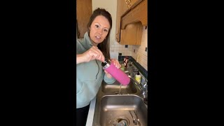 Scrub brush for water bottles! MUST WATCH before buying! (Use link in description) screenshot 3