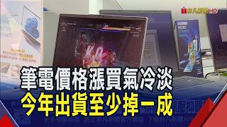 CPU and DRAM price increases put pressure on notebook shipments, leading to a further downward re...