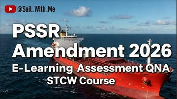 PSSR 2026 || PSSR Amendment || New PSSR Course 