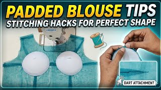 Professional Padded Blouse Techniques Revealed ✂️ Perfect Fit &amp; Finish | Tailoring Tips #stitching