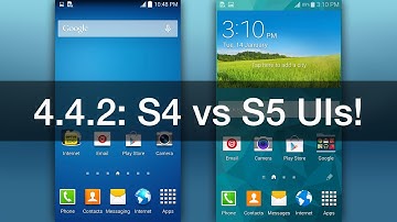 Android 4.4.2: Galaxy S4 vs S5 UIs!