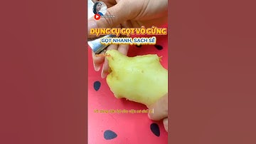 Dụng Cụ Gọt Vỏ Gừng - Gọt Vỏ Nhanh Chóng, Tiện Lợi, Đa Dạng Rau Củ #giadungtienich #xuhuong