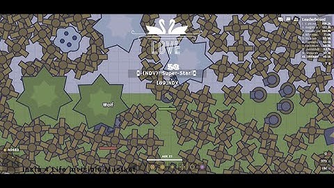 MooMoo.io | Insta Kill Invisible Mustket - Emerald Weapon |Trailer|