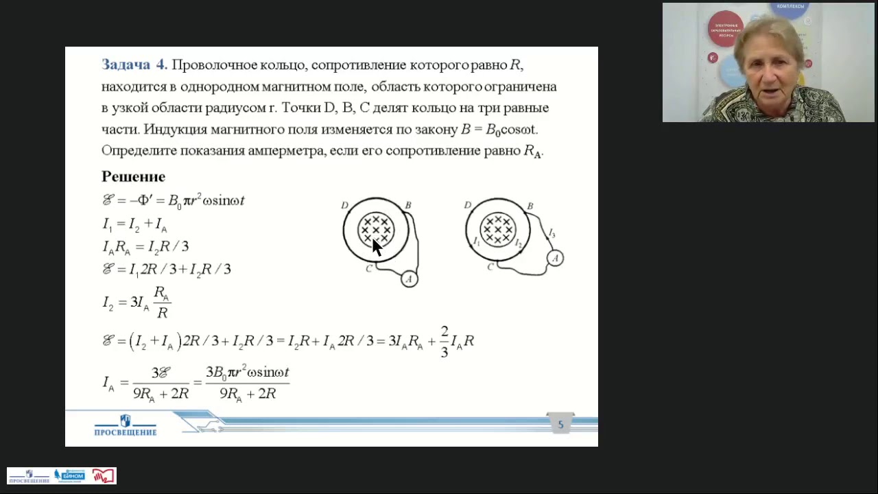 проволочное кольцо расположено в однородном магнитном поле