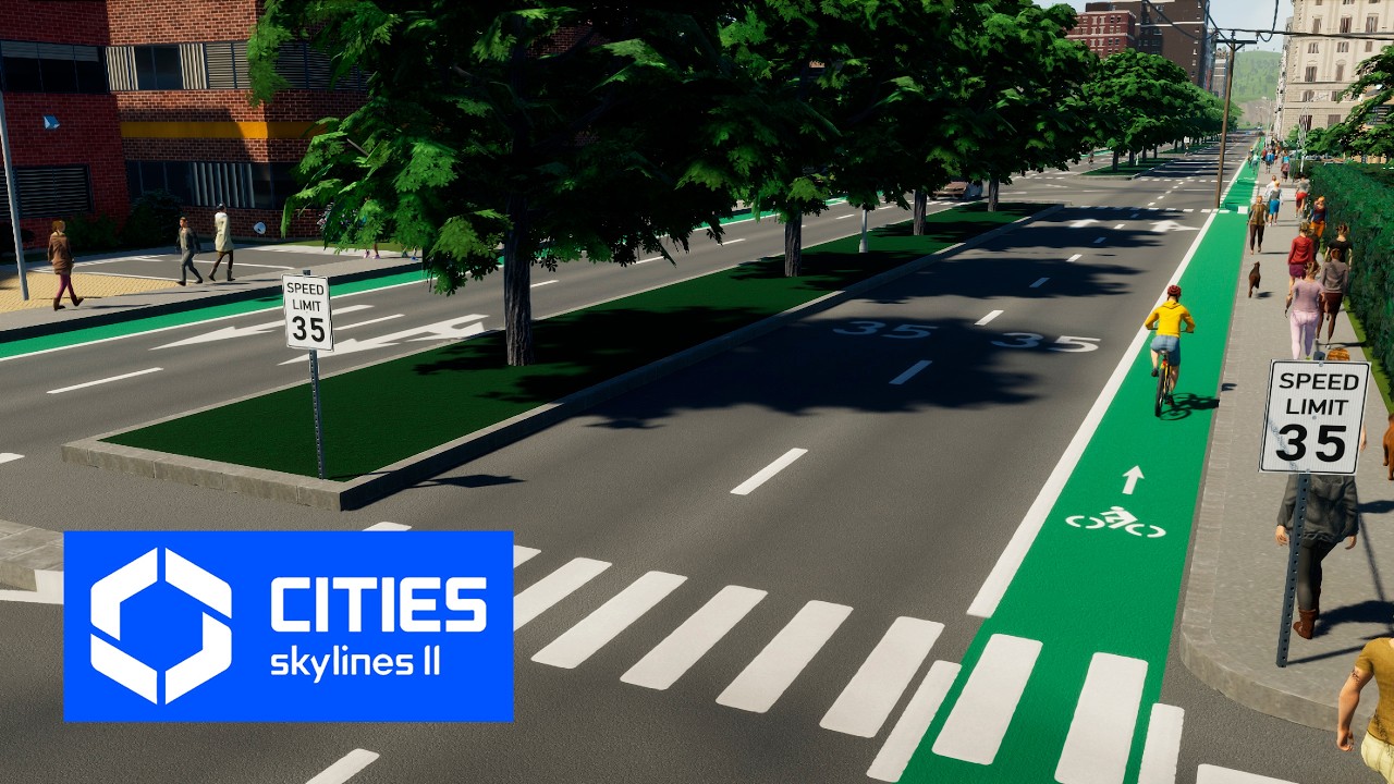 Cities Skylines 2 - Bridges & Ports - Велосипедное обновление! #29