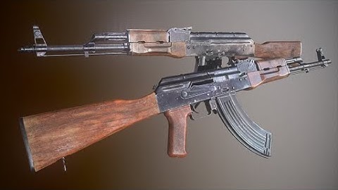 Soviet AKM Render Fps Animation