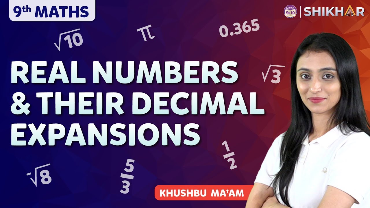 Real numbers and their decimal expansions class 9 byju s youtube