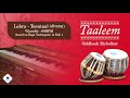 Taaleem  live harmonium lehra teentaal  vilambit 60bpm based on raag vachaspati in kali 1