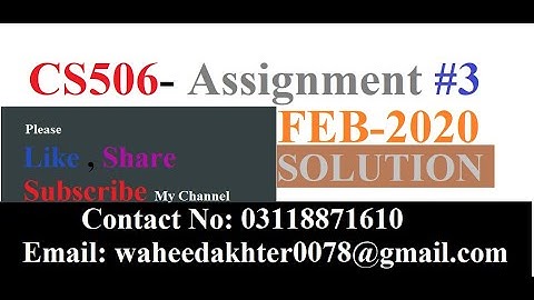 CS506 Assignment #3 Solution | Feb 2020 | CS506 | Web in java Using Servlet | Shopping cart in java