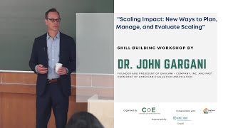 A skill building workshop by Dr. John Gargani