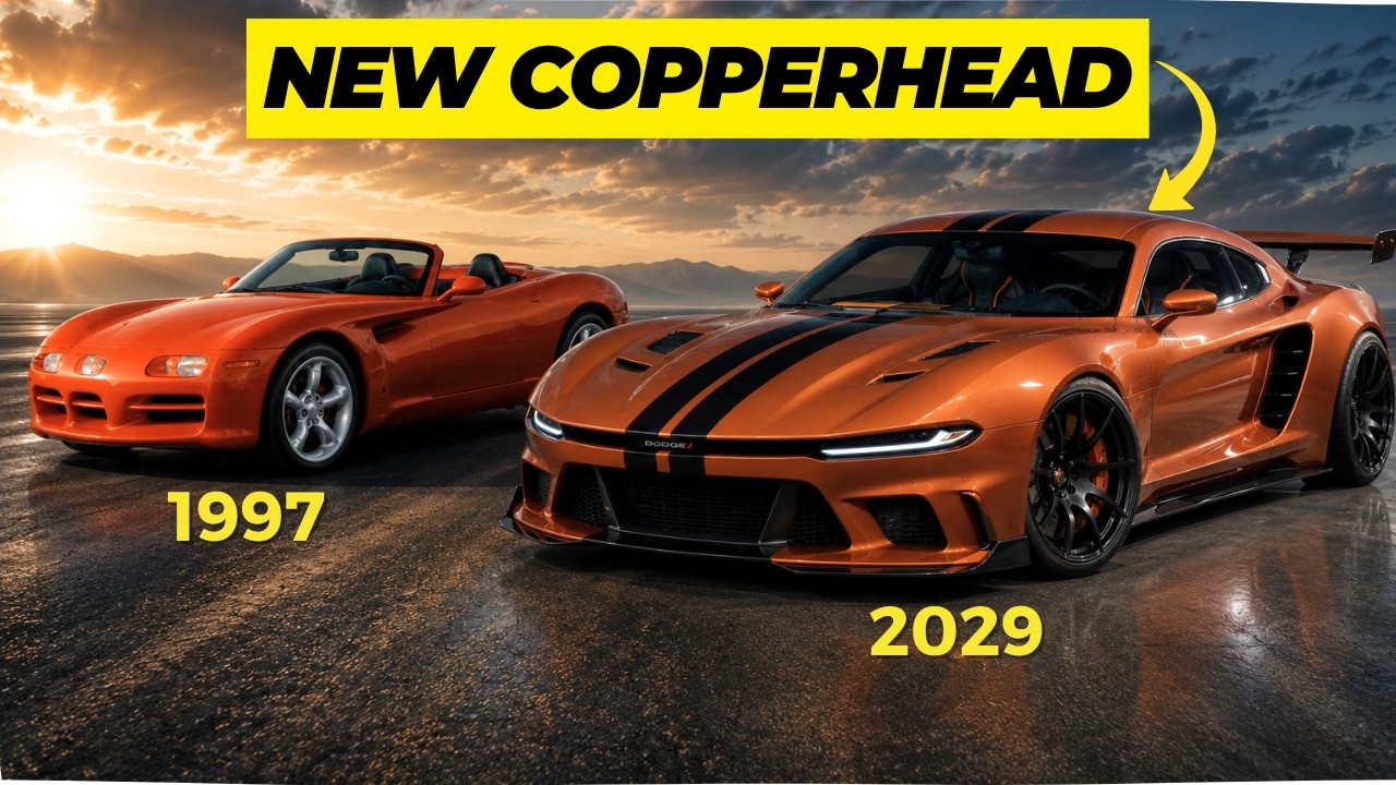 The Dodge Comeback Starts With a New Halo Car - The SRT Dodge Copperhead is Coming...