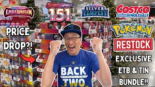 Pokemon Card Restock Hunting at Costco! Opening 151 Poster Collection Box and a 2022 Stacking Tin!