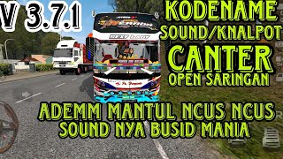 Share❗kodename sound/knalpot CANTER buka saringan mantull ncusss #bussimulatorindonesia v 3.7.1