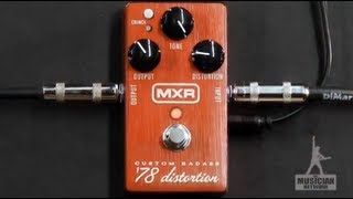 MXR CUSTOM BADASS '78 DISTORTION GUITAR PEDAL REVIEW - GearUP on