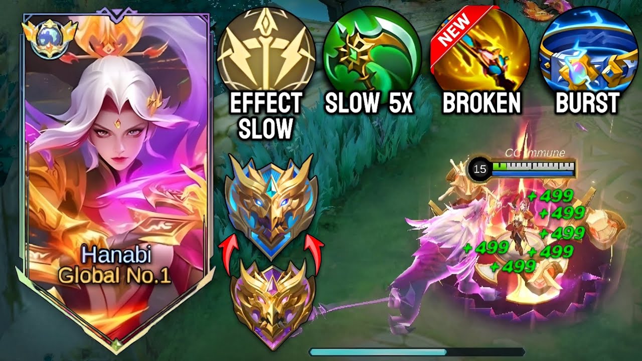 GLOBAL HANABI SUPER SLOW HACK BUILD.(SLOW BROKEN GUIDE).BEST BUILD AND ...