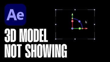 3D model is not showing in After Effects