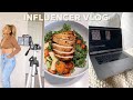 INFLUENCER VLOG | Editing Tips, Taking IG Pics & Reels, Balancing Personal Life, etc.