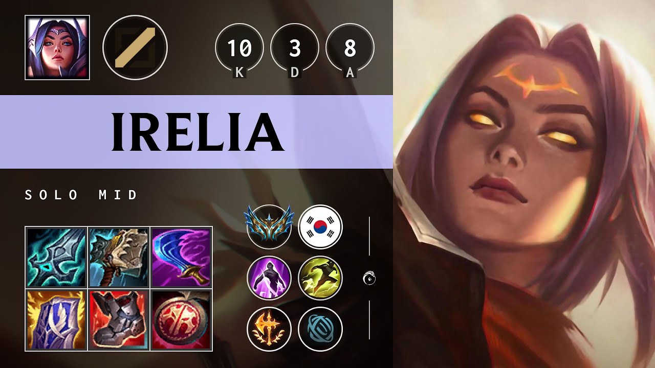 Irelia Mid vs LeBlanc - KR Challenger Patch 25.17