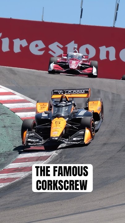 The famous Corkscrew 🔀 #INDYCAR #Racing #LagunaSeca
