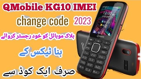 QMobile KG10 IMEI Change Code 2023Q / Mobile KG10 IMEI Invelid sim saluting 2023 #shorts #viral