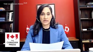 Anand provides update on help for Canadians fleeing Middle East